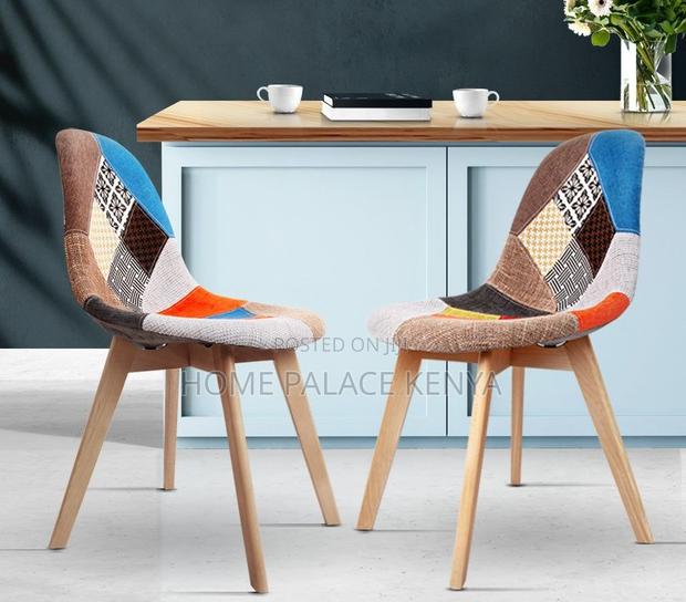 Dining Chair: Retro Patchwork Dining Chair Tulip Design - thumbnail 13