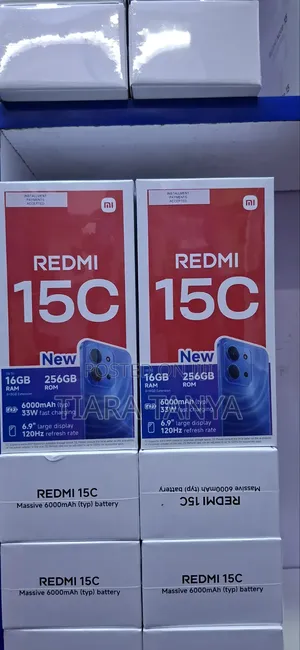 New Xiaomi Redmi 15C 4G 256 GB Black