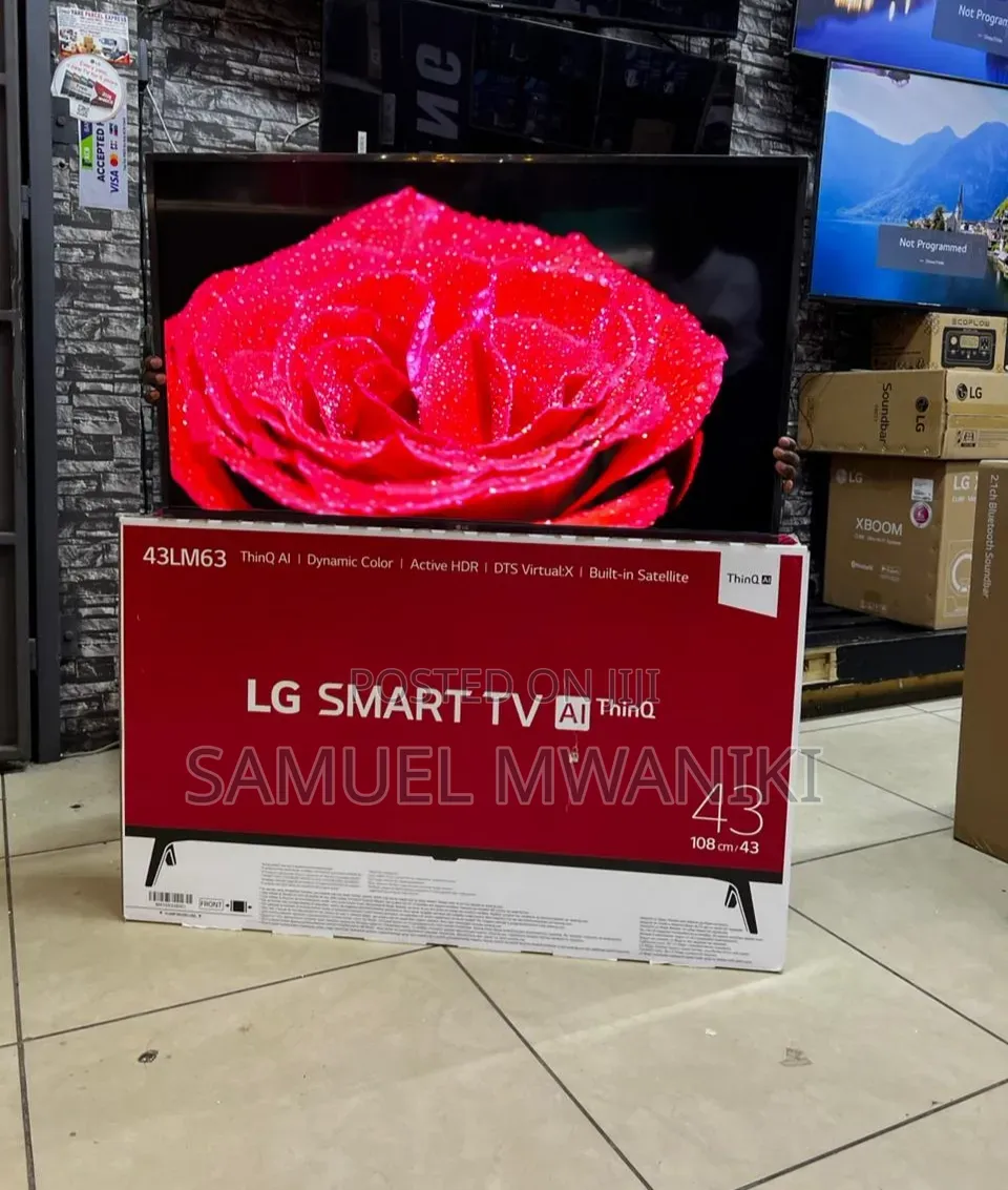 Lg 43′′ FHD Smart Tv Webos HDR Latest Model.