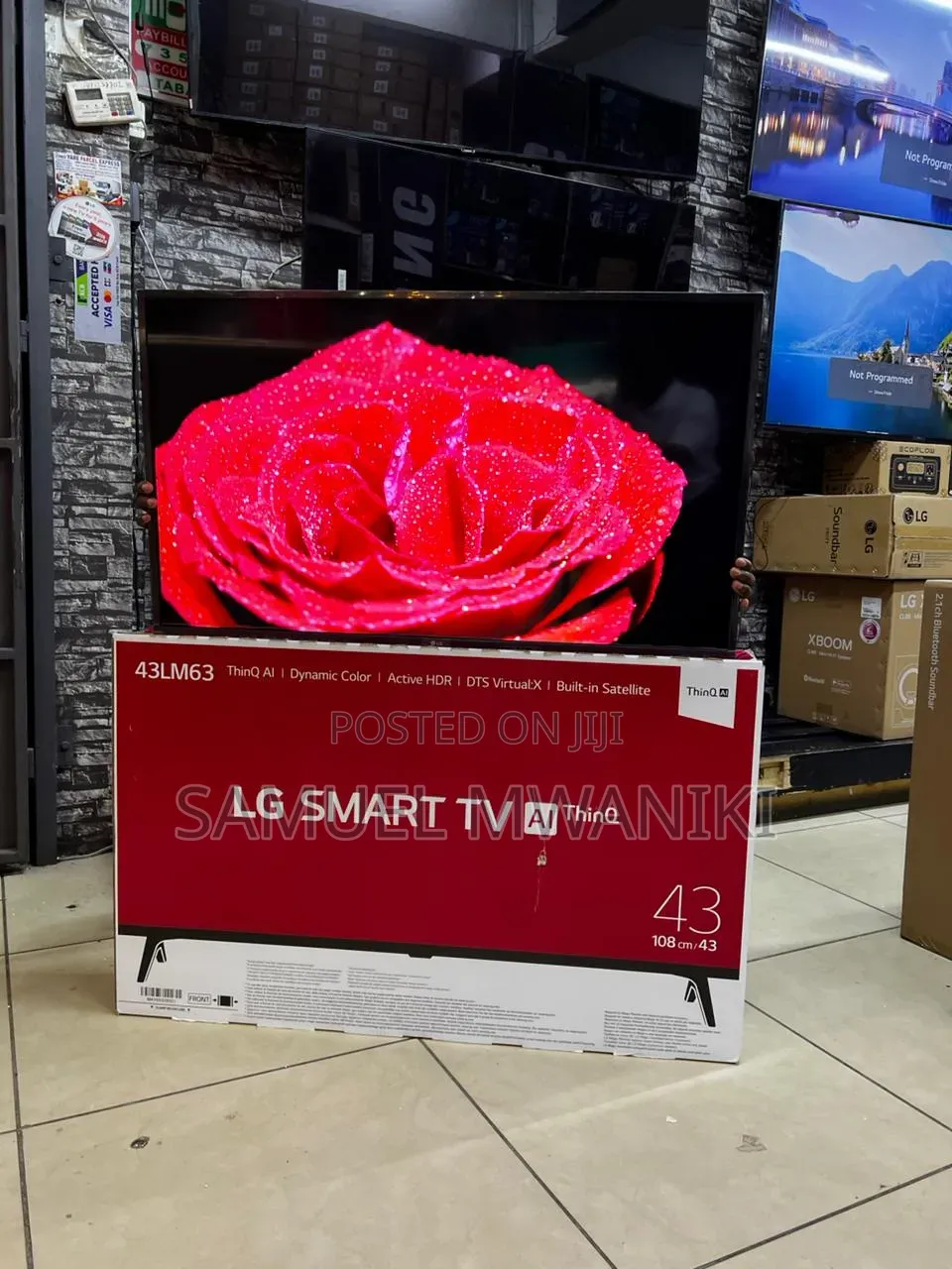 Lg 43′′ FHD Smart Tv Webos HDR Latest Model.