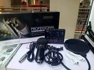 Bm-800 Studio Microphone Bundle With Live Sound Card V8