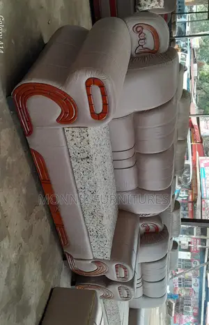Brown Semi Recliner Sofa Seat