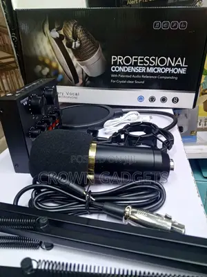 Bm-800 Condenser Mic Full Recording Kit V8 Audio Interface