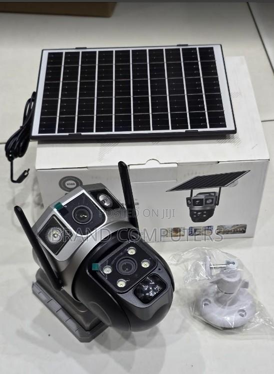 V380 CCTV 4g 4mp Solar Camera Sim Card Wireless With Dual Lens Cameras