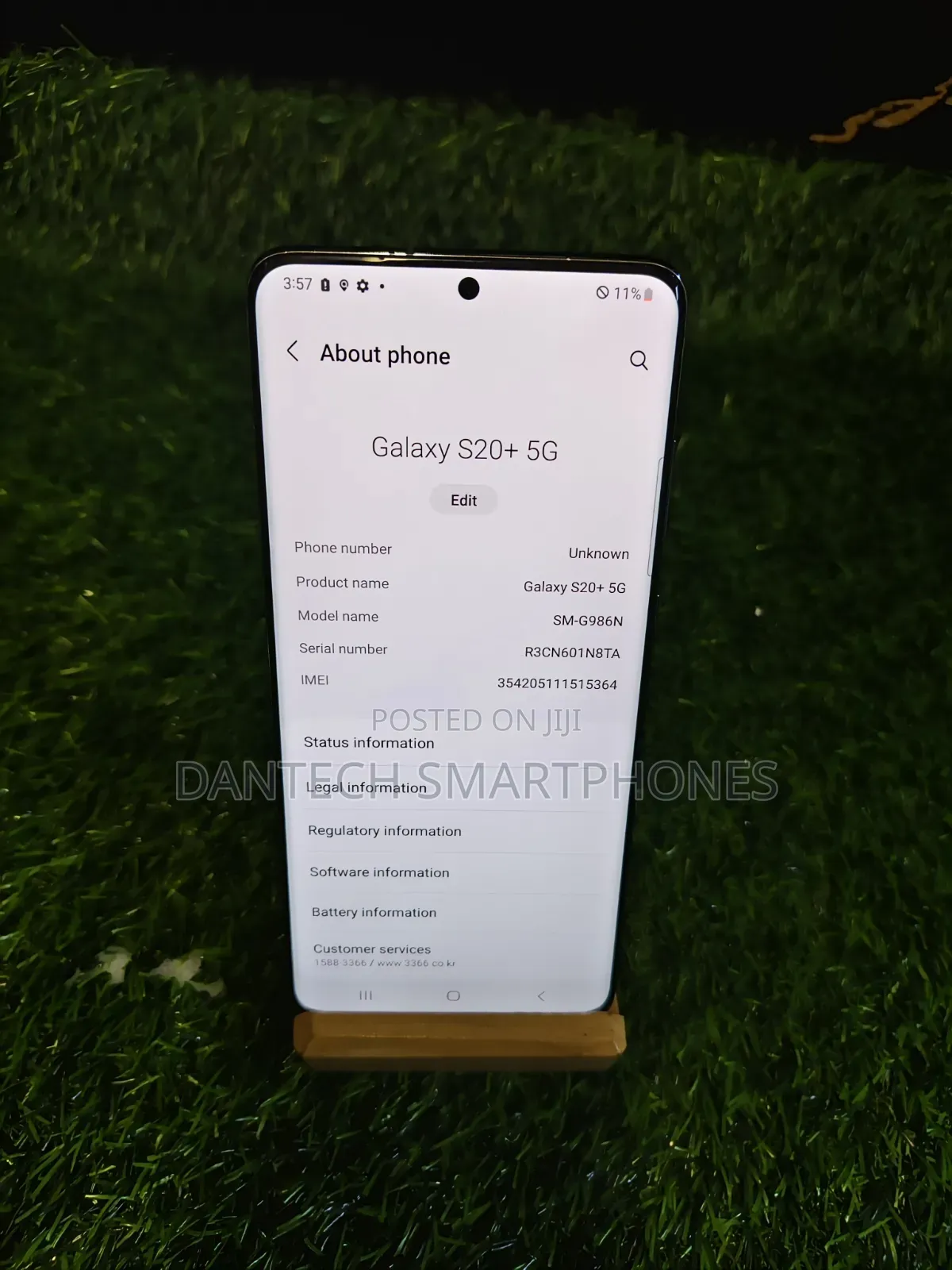 Samsung Galaxy S20+ 5G 256 GB Gray