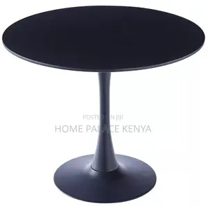 Dining Table: Round Wooden Dining Table Tulip Design