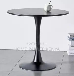 Dining Table: Round Wooden Dining Table Tulip Design