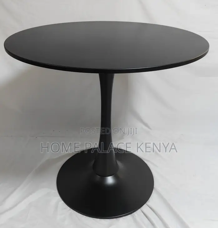 Dining Table: Round Wooden Dining Table Tulip Design