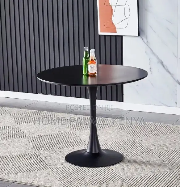 Dining Table: Round Wooden Dining Table Tulip Design