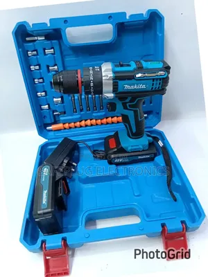 Makita 48v Cordless Drill With 2 Batteries and Full Toolkit