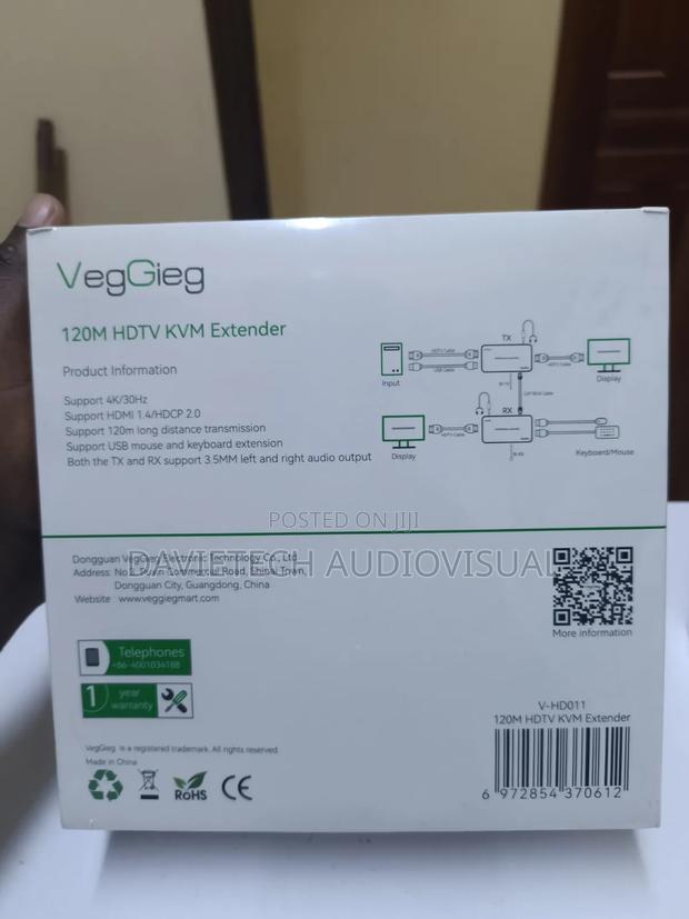 KVM Hdmi Extender, 120 Mtrs, High Quality - thumbnail 2