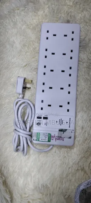 Ex Uk Original 10ports Extension With Power Surge