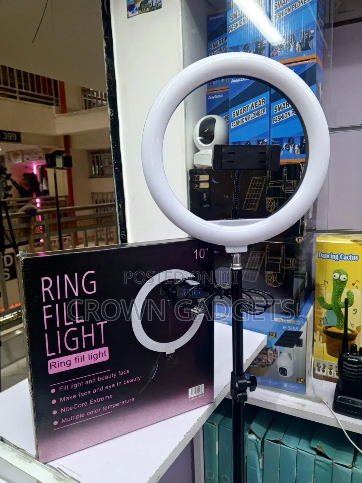 10 Inch Led Ring Light Tripod Stand Phone Holder Fill Light