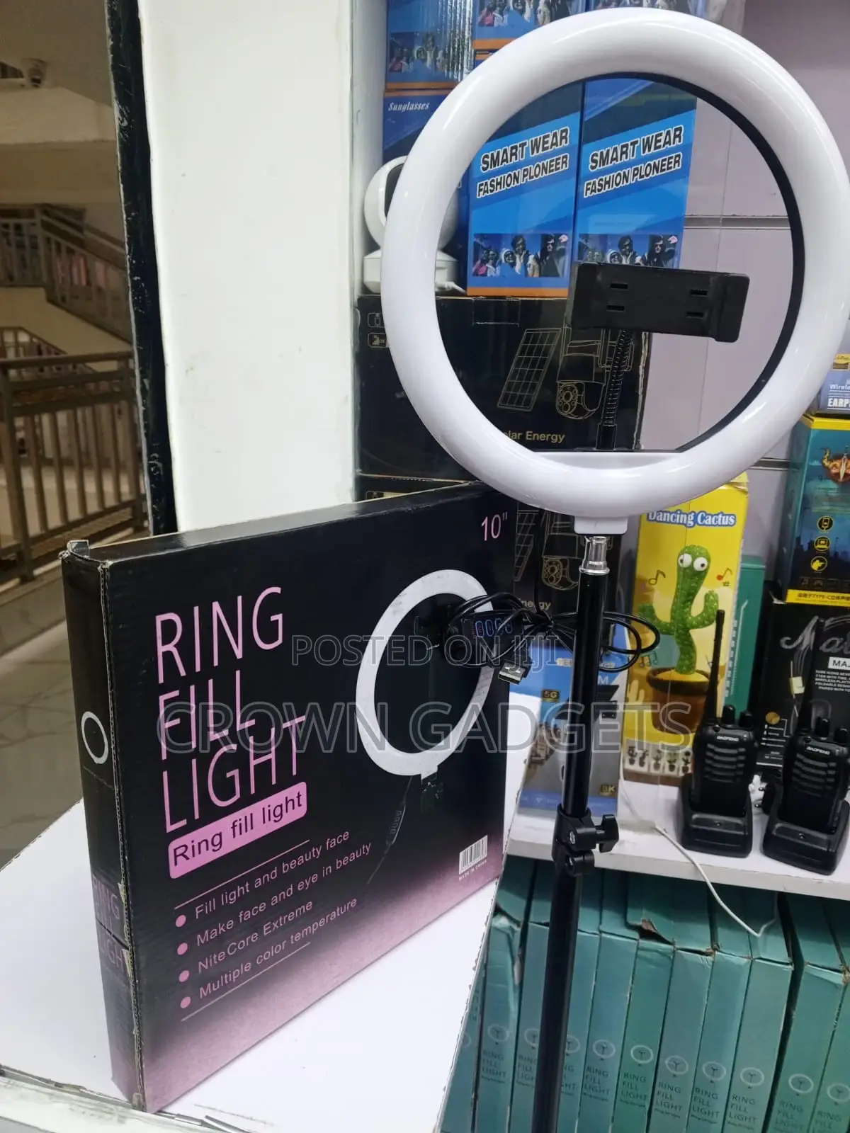 Ring Fill Light 10” Led Beauty Light for Makeup Streaming