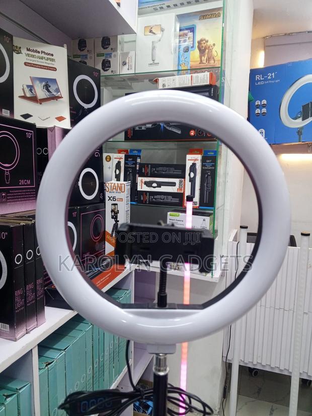 Led Ring Light With Tripod Stand Phone Holder Usb Powered - main view