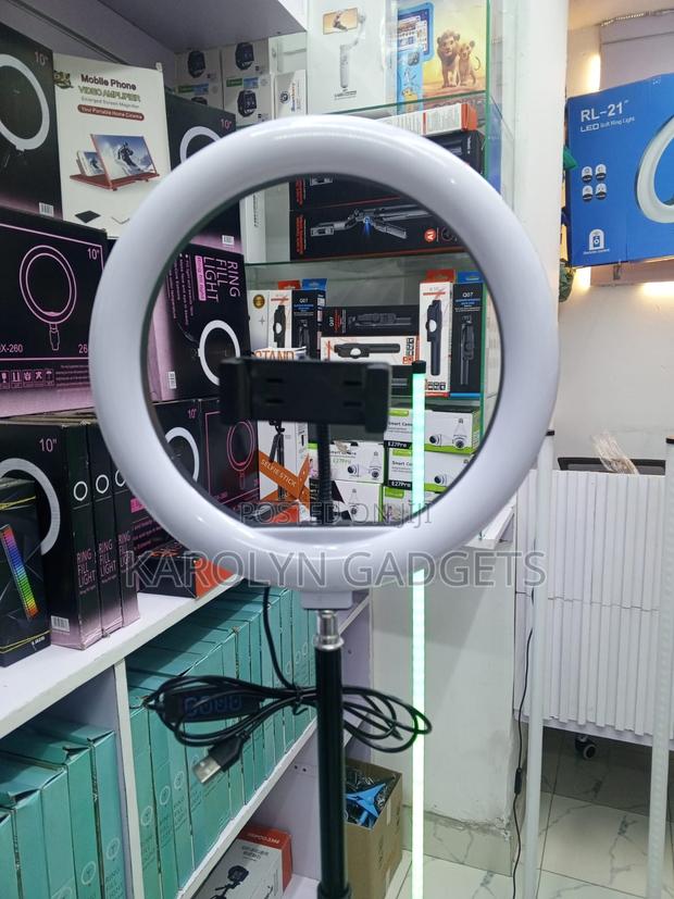 Led Ring Light With Tripod Stand Phone Holder Usb Powered - thumbnail 3