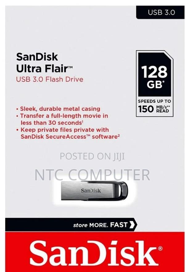 Sandisk Ultra Flair Usb 3.0 128gb Flash