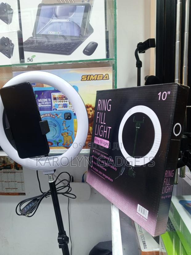 10-inch Led Ring Fill Light With Tripod Stand