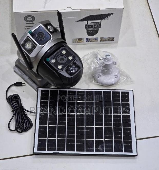 Simcard Wireless 4g Solar CCTV Camera With Dual Lens + Night Vision
