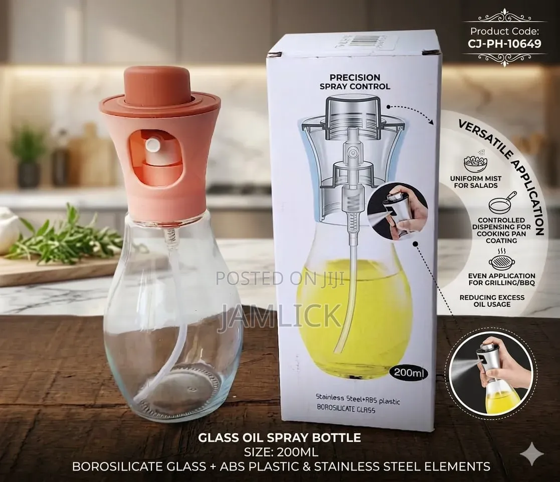 200ml Glass Spray Oil Bottle –B9