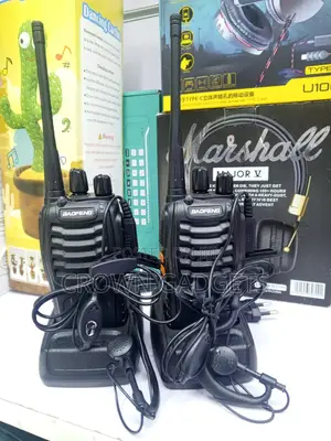 Bf-888s Two Way Radio 1500mah Rechargeable Earpiece Set