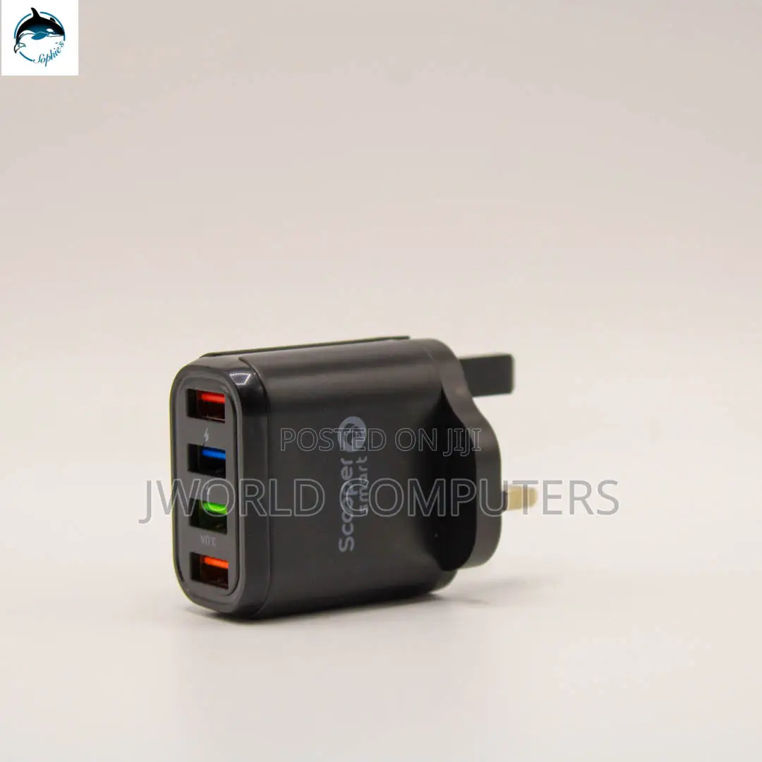 Sfc-04c Wall Charger 4usb 3.0a Fast Charging