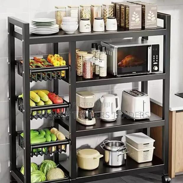 Multifunctional Strong Metallic Kitchen Rack - main view