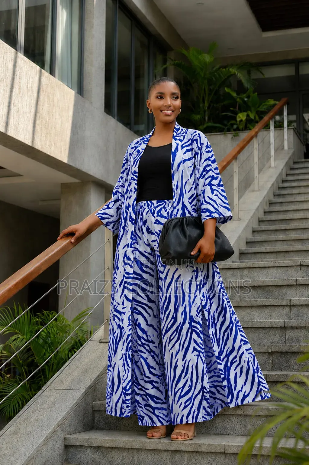 New Print -
3pc Shiffon Kimono Set