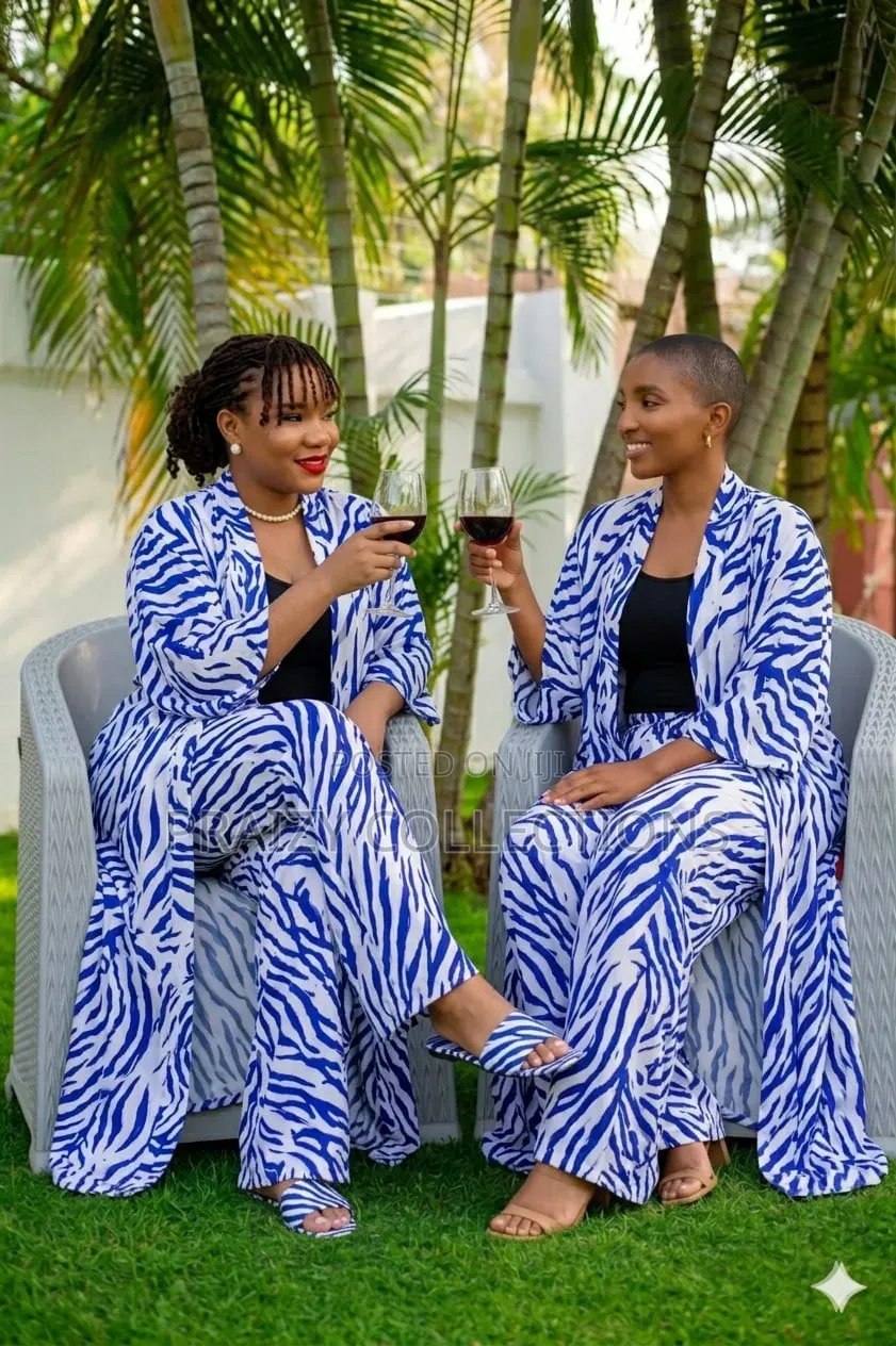 New Print -
3pc Shiffon Kimono Set