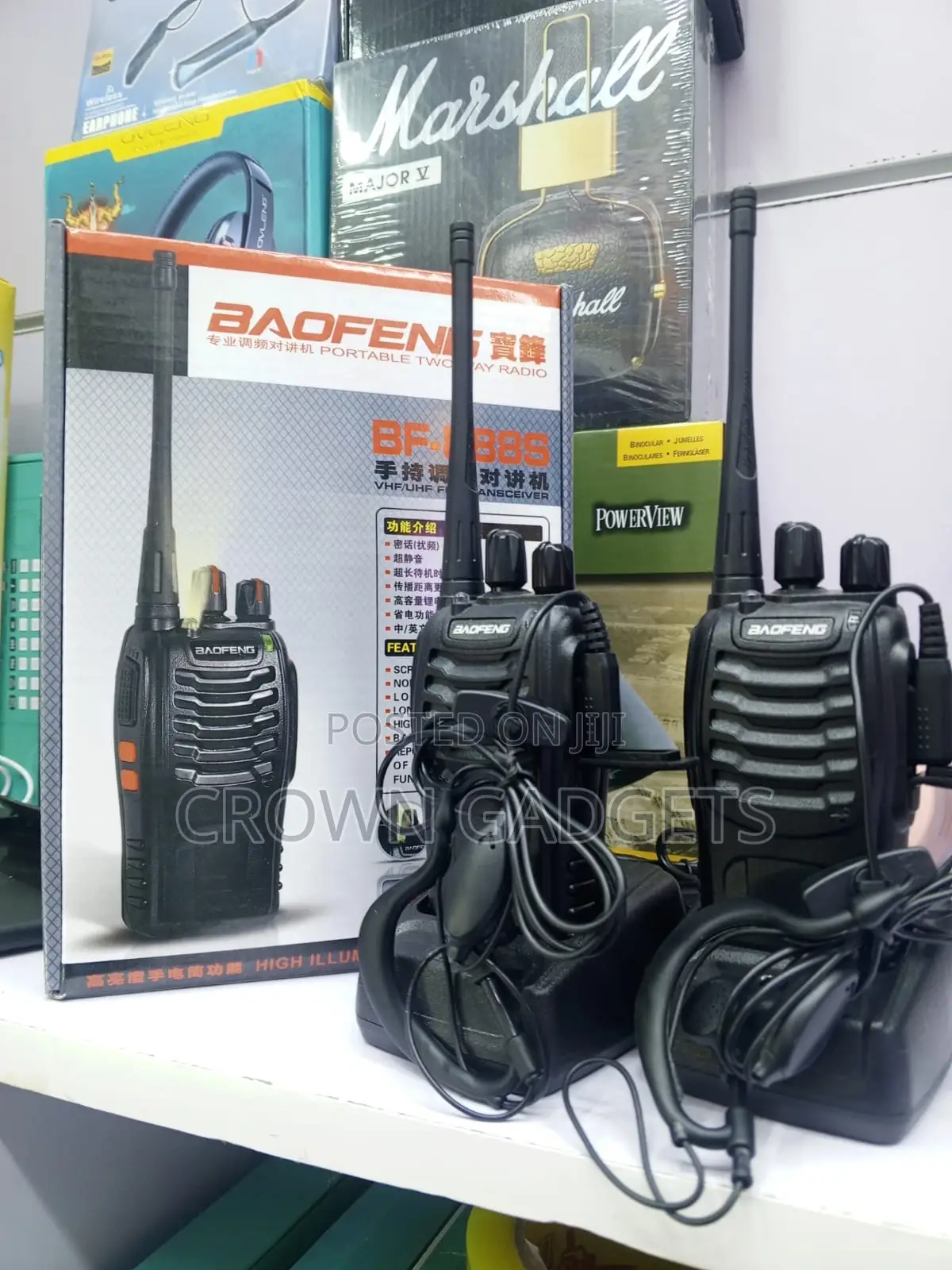 Baofeng B888s Bf-888s Walkie Talkie 16ch Uhf Radio Set