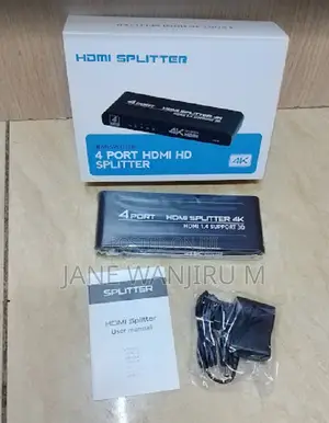 4 Port Hdmi Splitter Hdmi Splitter Ver 1.4 Hdtv 1080p 3d