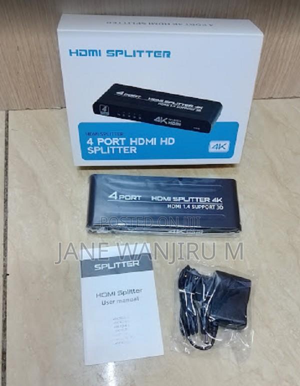 4 Port Hdmi Splitter Hdmi Splitter Ver 1.4 Hdtv 1080p 3d