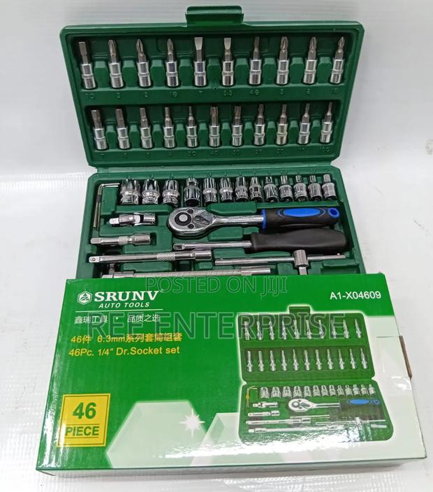 46 Pieces Socket Wrench Brand New
