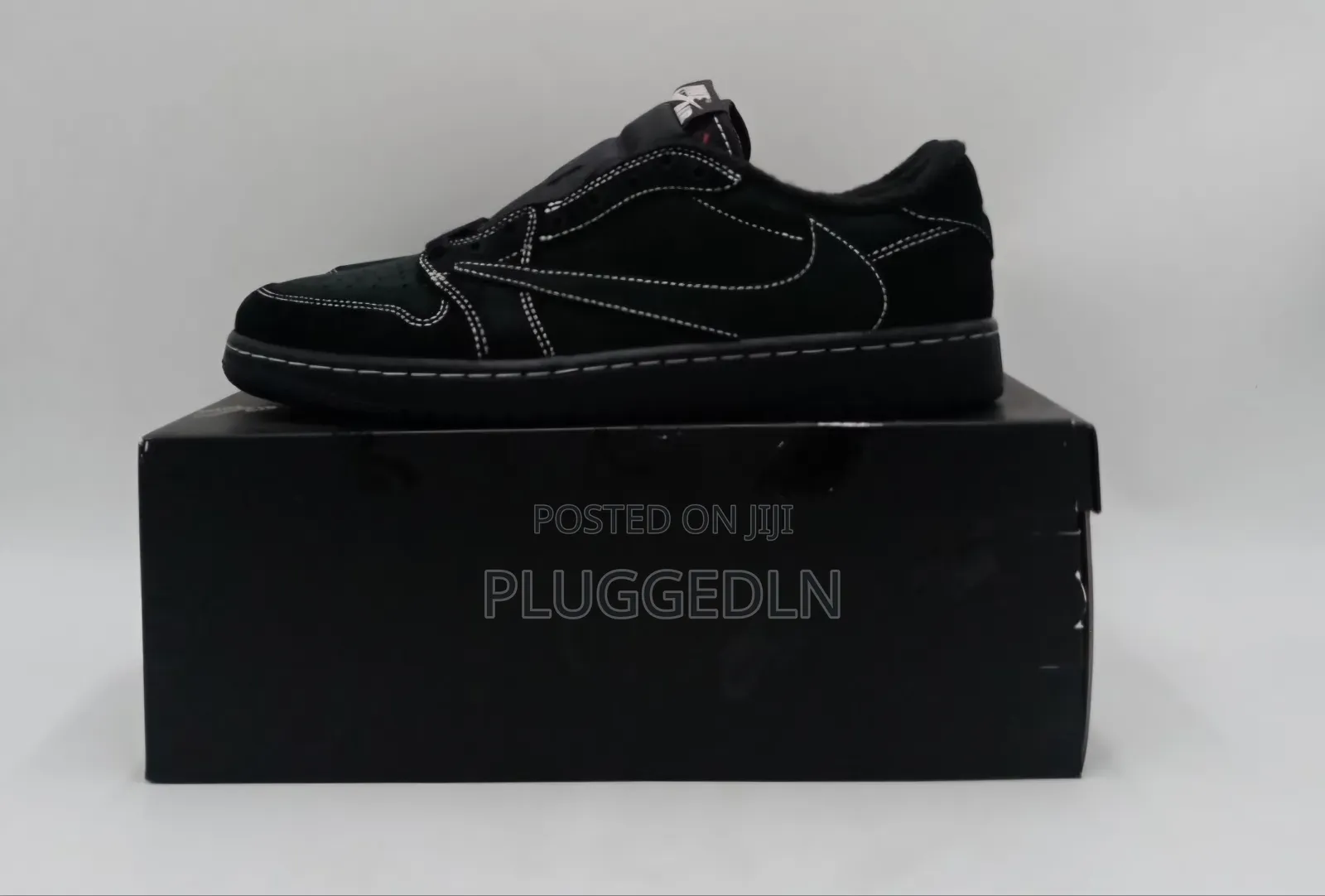 Nike X Travis Scott J1 Low Black Phantom Sneakers Shoe