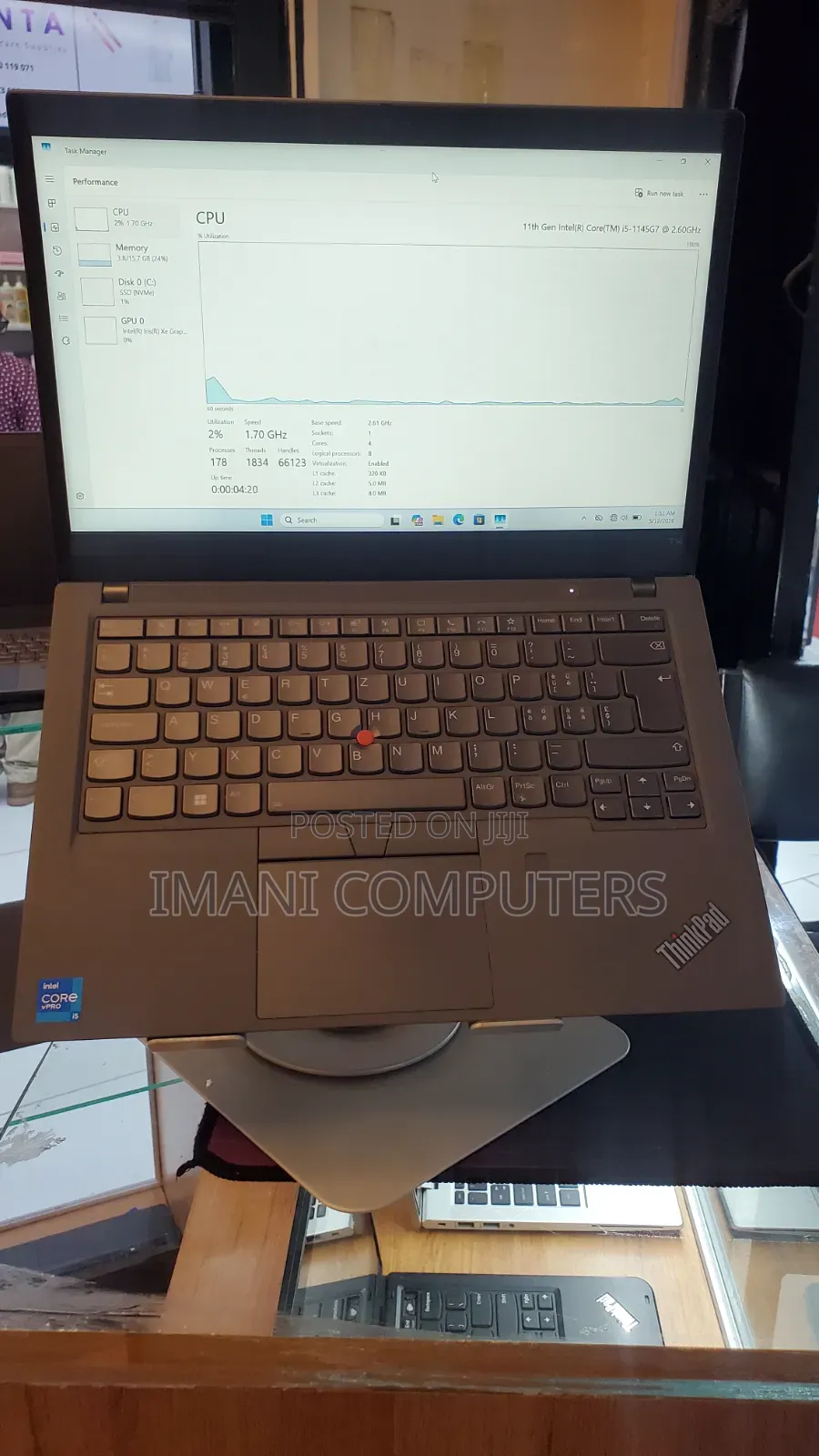 Laptop Lenovo ThinkPad T14 16GB Intel Core i5 SSD 256GB