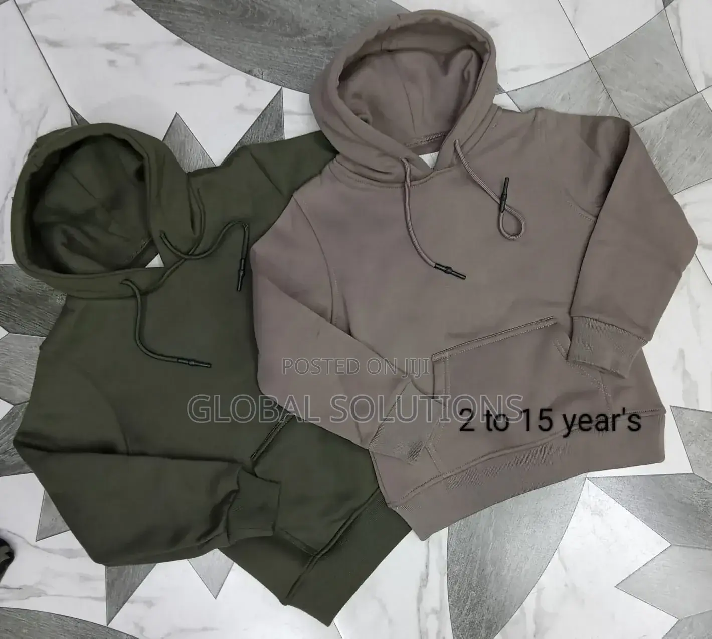 Heavy Plain Kids Hoodies