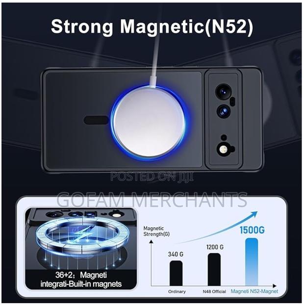 Magnetic Case for Google Pixel 6 - Shockproof, , Wireless Charging - thumbnail 3