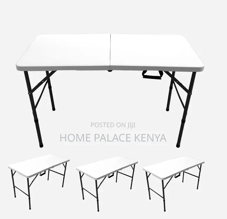 Outdoor Table: Portable Plastic Folding Dining Table