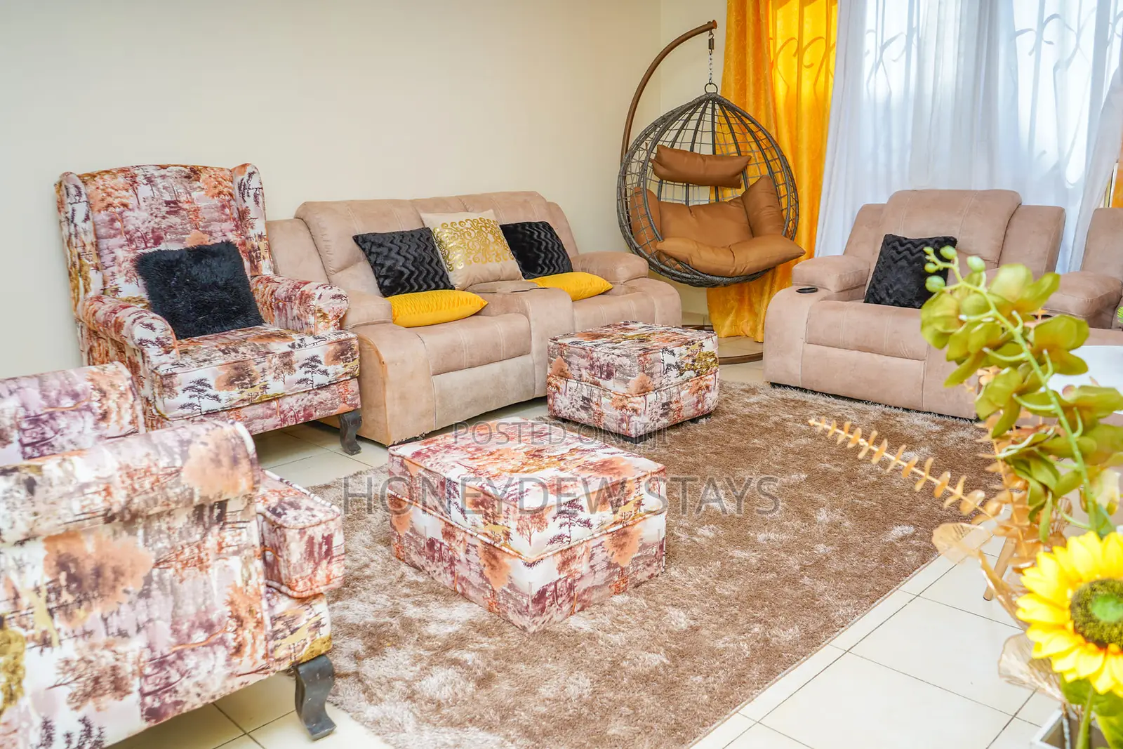 Modern 3-Bedroom Furnished Airbnb • Greatwall Gardens, Mombasa Road