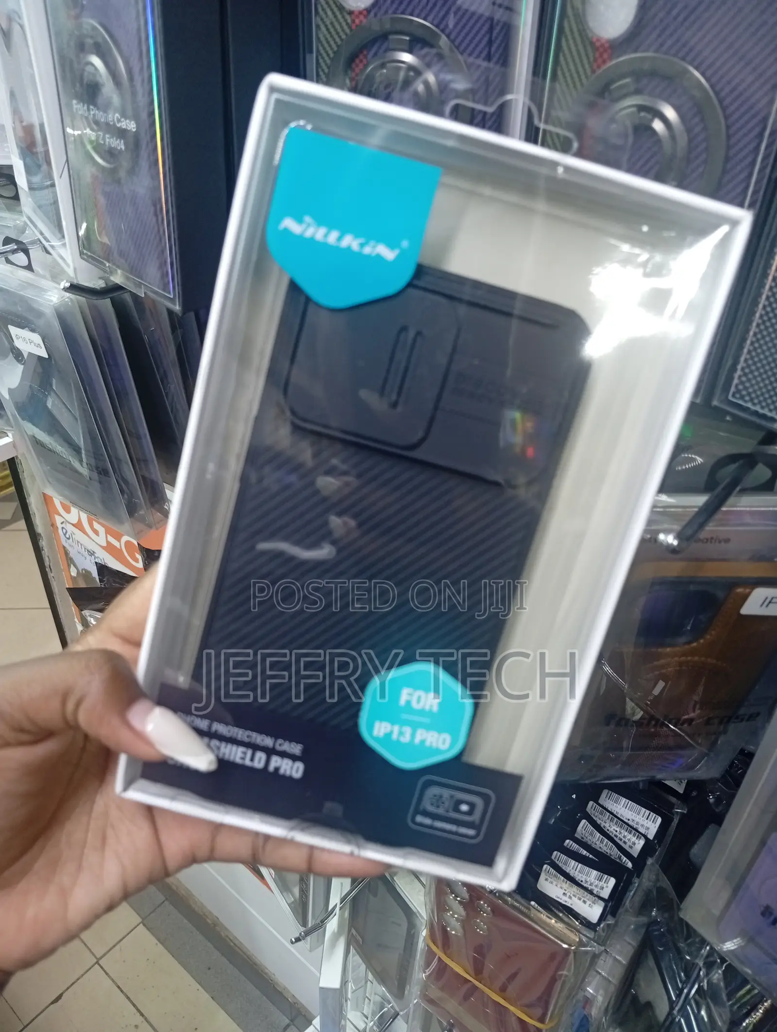 iPhone 13 Pro in Black Sliding Camera Cover,