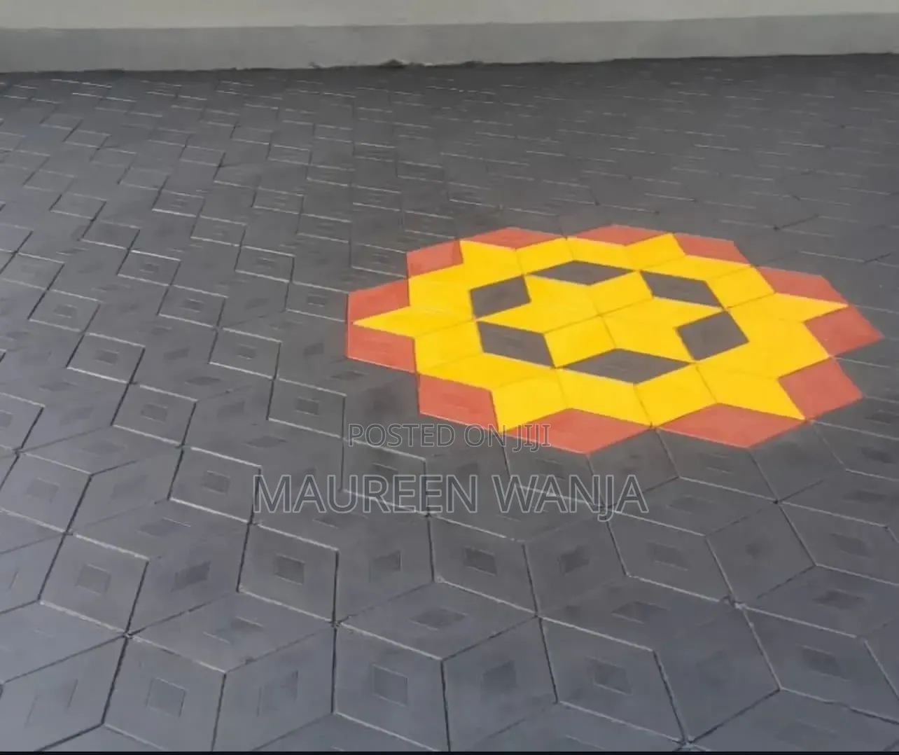 Diamond Black Paving Blocs