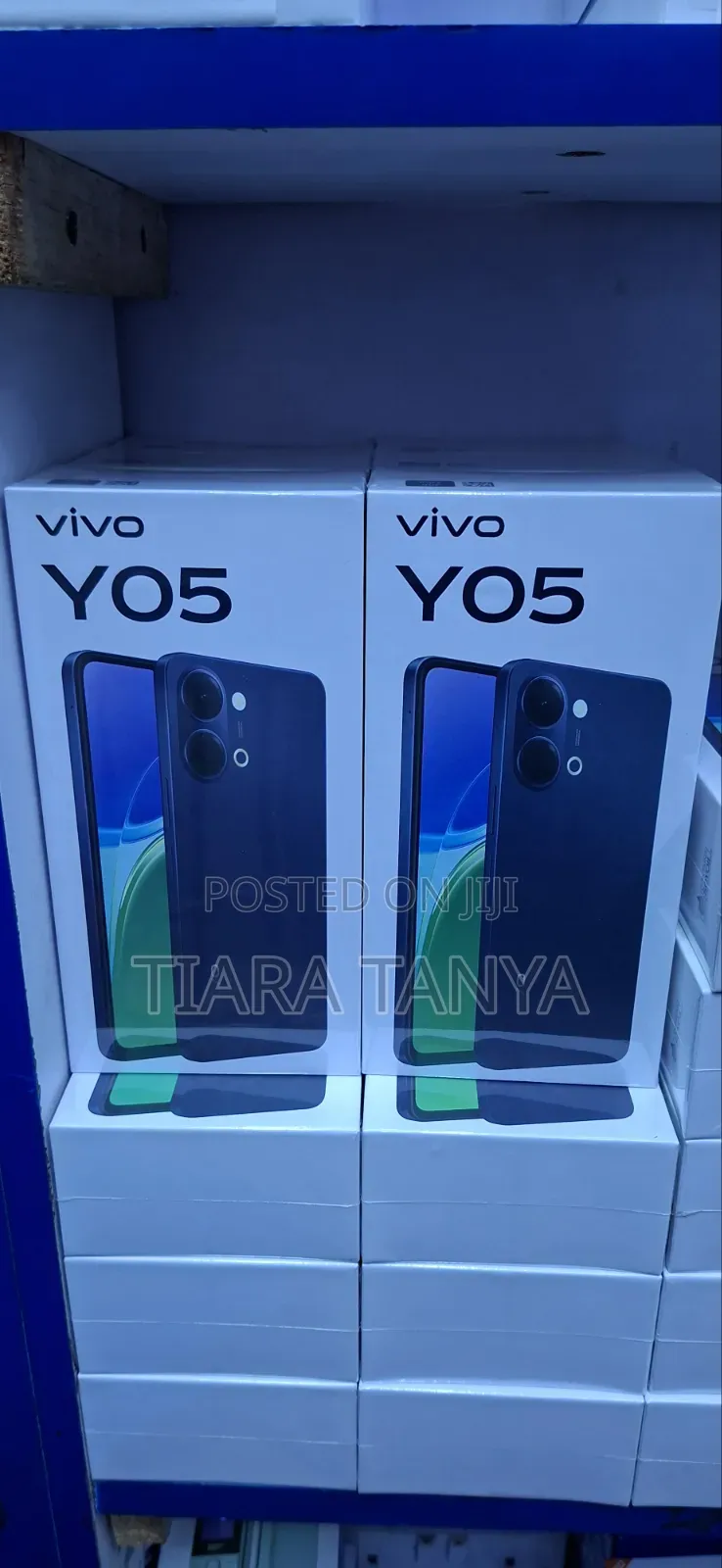New Vivo Y04 64 GB Black