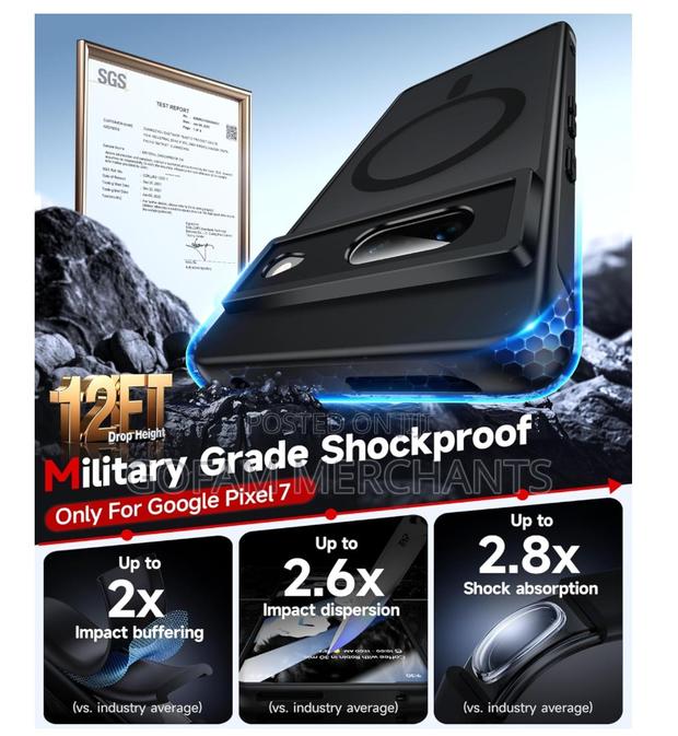 Magnetic Case for Google Pixel 7 - Shockproof, Scratch-Resistant - thumbnail 3