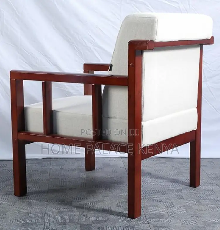 Accent Chair: Single Seater Fabric Sofa Armchair