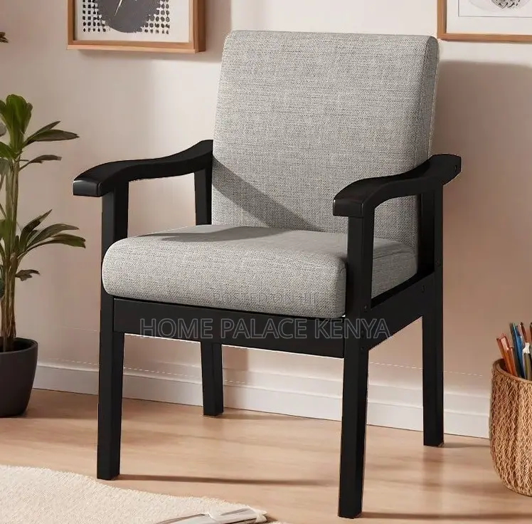 Accent Chair: Single Seater Fabric Sofa Armchair
