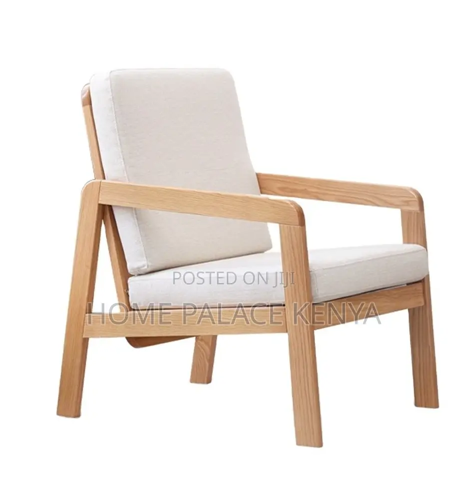 Accent Chair: Single Seater Fabric Sofa Armchair