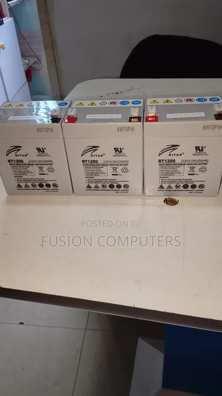 Ritar 1250-F2 12v 5ah Sealed Lead Acid Battery