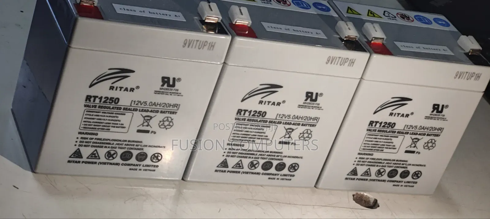 Ritar 1250-F2 12v 5ah Sealed Lead Acid Battery