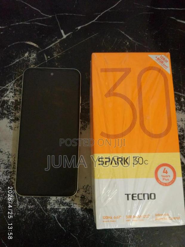 Tecno Spark 30C 128 GB White - thumbnail 2