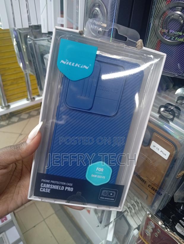 Samsung Galaxy S23 Fe Blue Nillkin Camshield Pro Case - thumbnail 2